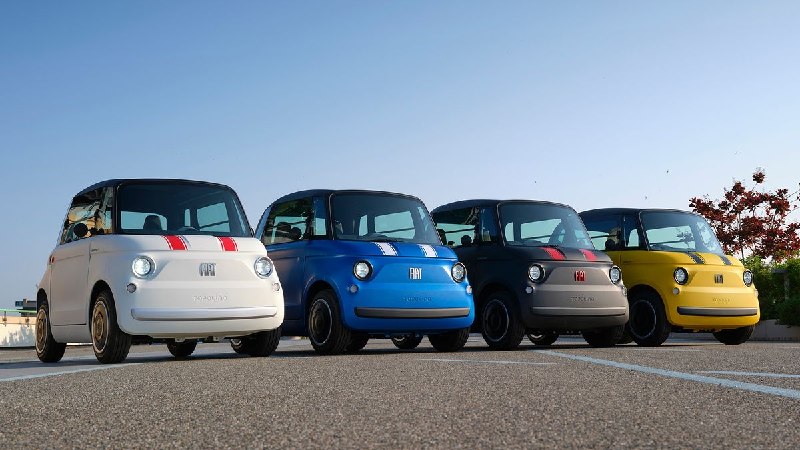 魅力的な 14,000 ドルのフィアット EV がアメリカに到着: E-Bike と比較して速度が制限された快適な乗り心地