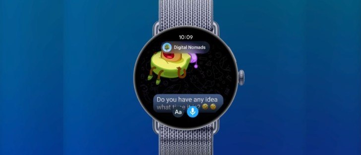 Ứng dụng Wear OS của Telegram cũng có mặt ở đây với sự hỗ trợ cho các cuộc trò chuyện đầy đủ, tin nhắn thoại và hơn thế