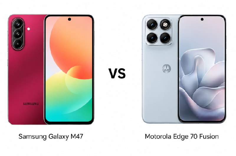 Samsung Galaxy M47 vs. Motorola Edge 70 Fusion: Ein umfassender Vergleich von Spezifikationen, Kamerafunktionen
