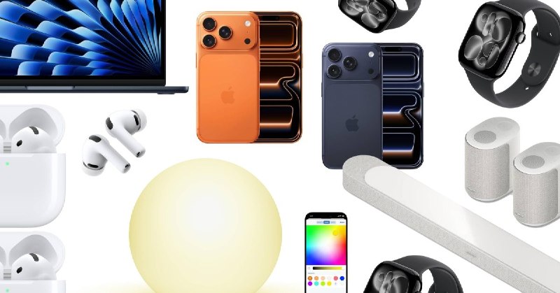 특가: Apple Watch Series 11 $130 할인, AirPods, M5 MacBook Air, iPhone 17 Pro, HomeKit 램프, Bose 등