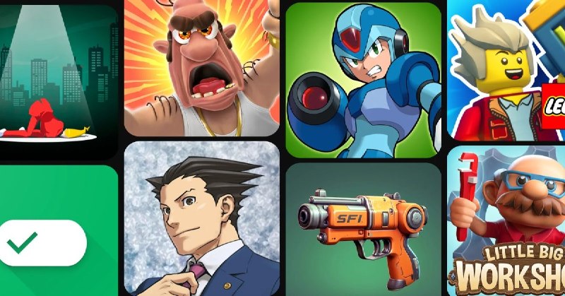 Die heutigen Angebote und Gratisangebote für Android-Apps: MEGA MAN X, Little Big Workshop, Ace Attorney Trilogy und