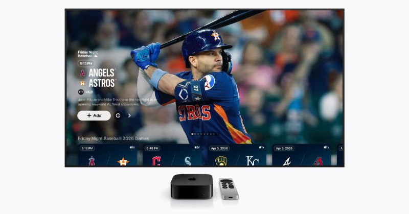 Apple TV révèle un programme passionnant pour le mois d'août pour "Friday Night Baseball"