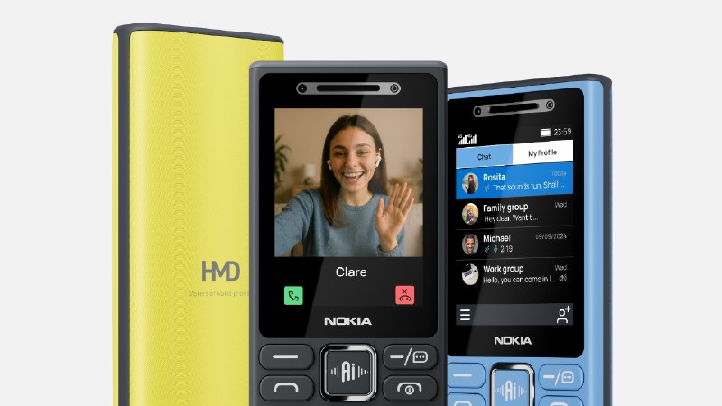 HMD Unveils Four New AI-Enhanced Nokia Feature Phones