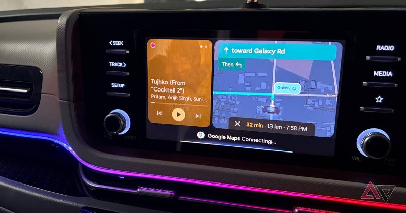 Android Auto experimentiert mit überarbeitetem Dashboard-Medienkartendesign