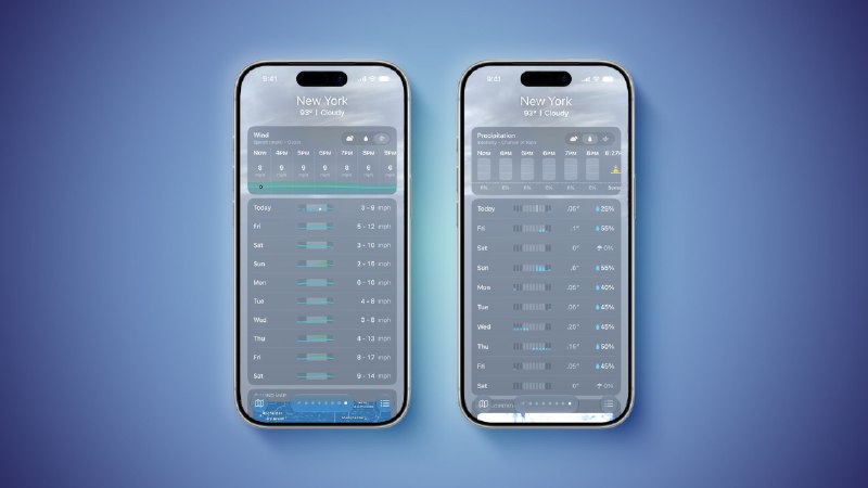 iOS 27's Weather App Has a New Way to View Forecasts