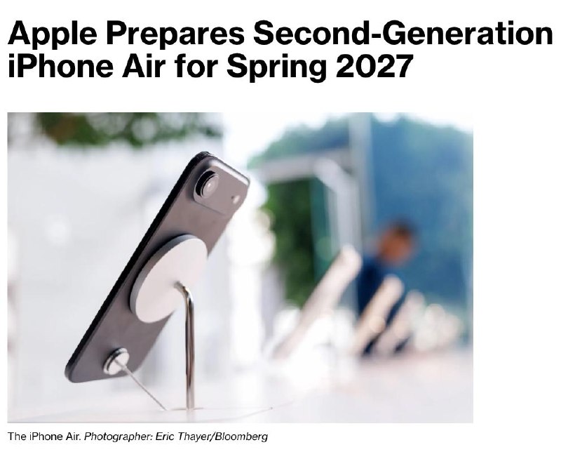Apple kündigt Major-Upgrade für iPhone Air an - Start im Frühling 2024