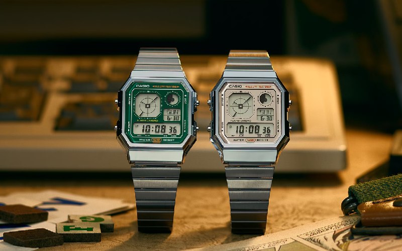 Casio Unveils Affordable Digital Watches Featuring a Strikingly Futuristic Retro Design