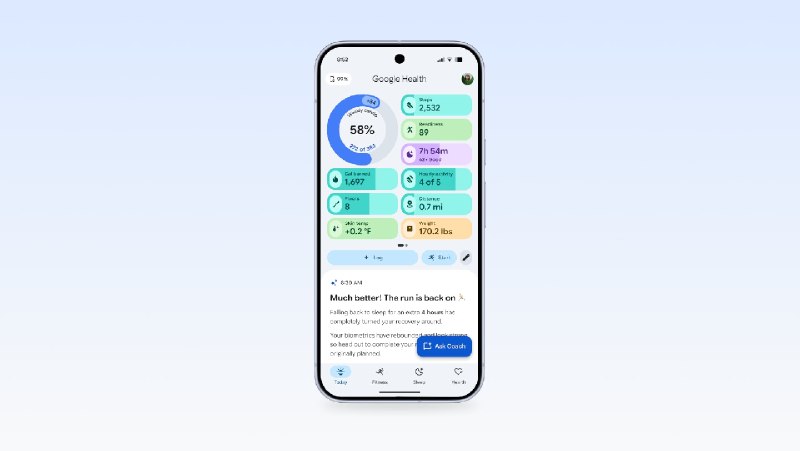 Google Health ปรับปรุงแท็บวันนี้ด้วยเมตริกที่ขยายเพื่อข้อมูลเชิงลึกของผู้ใช้ที่ดียิ่งขึ้น