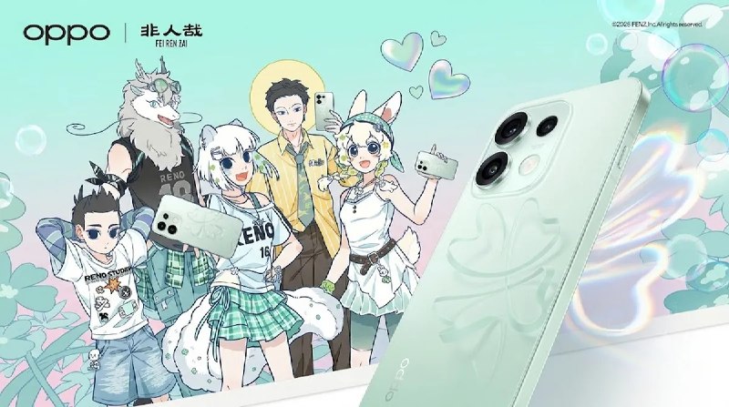 OPPO Unveils Limited "Midsummer Green" Edition of Reno16 in Unique Collaboration with Non-Human Comic Series