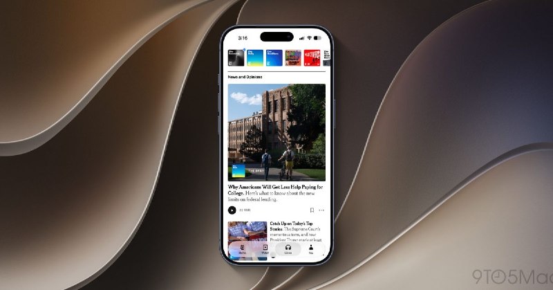 New York Times App Integrates Innovative Liquid Glass Technology for iPhone Users