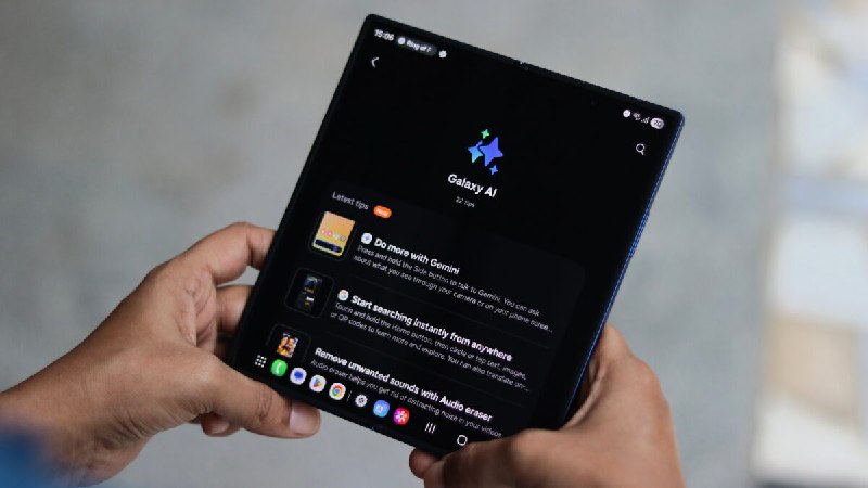 Galaxy Z Fold 7 получил две новые функции Galaxy AI