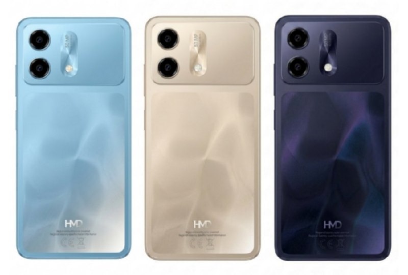 HMD Luma2 surfaces with renders and key specs: 6000mAh battery, 6.75″ HD+ 120Hz display