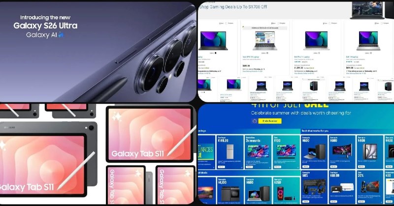 Deals: Best Buy 4th of July sale, Copilot+ PCs up to $830 off, Galaxy Tab S11 $350 off, more