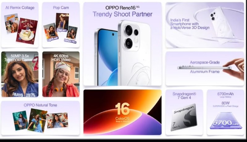 OPPO Unveils Reno 16 and Reno 16C in India: A New Era of Innovative Smartphones