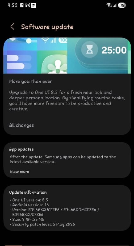 One UI 8.5 Rollout News