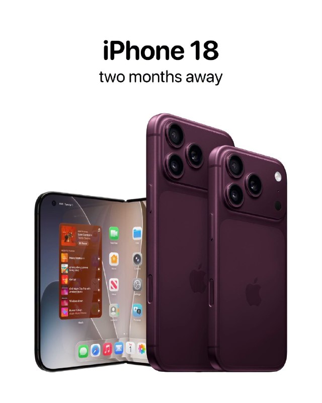 Apple Set to Unveil iPhone 18 Pro, iPhone 18 Pro Max, and iPhone Ultra in Just Two Months