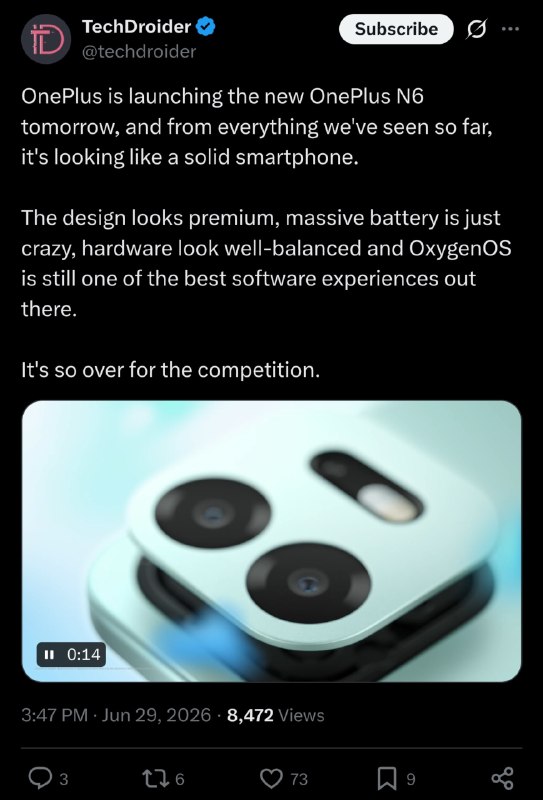 注意してください! OnePlus はゴミ OnePlus N6 を宣伝するためにインフルエンサーに多額の報酬を支払っている