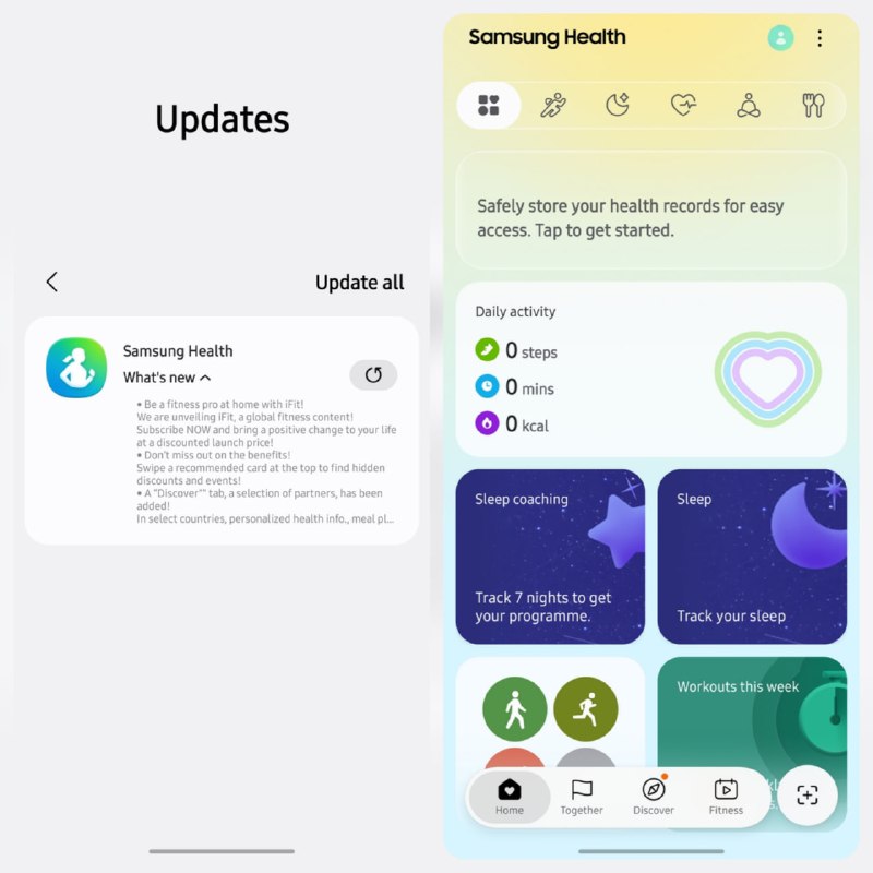 Samsung Health Update Delivers Enhanced User Experience and Capabilities