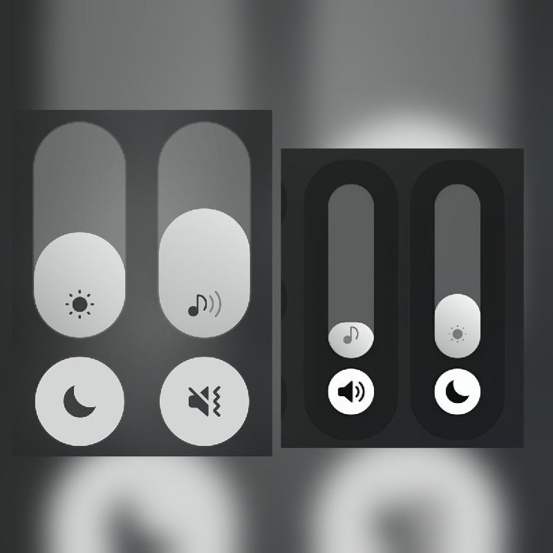 볼륨 및 밝기 바 디자인 비교: One UI 9.0과 One UI 8.5