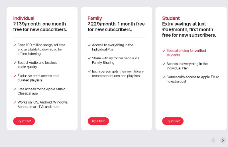 Apple、インドでApple Musicのサブスクリプション料金を値上げ