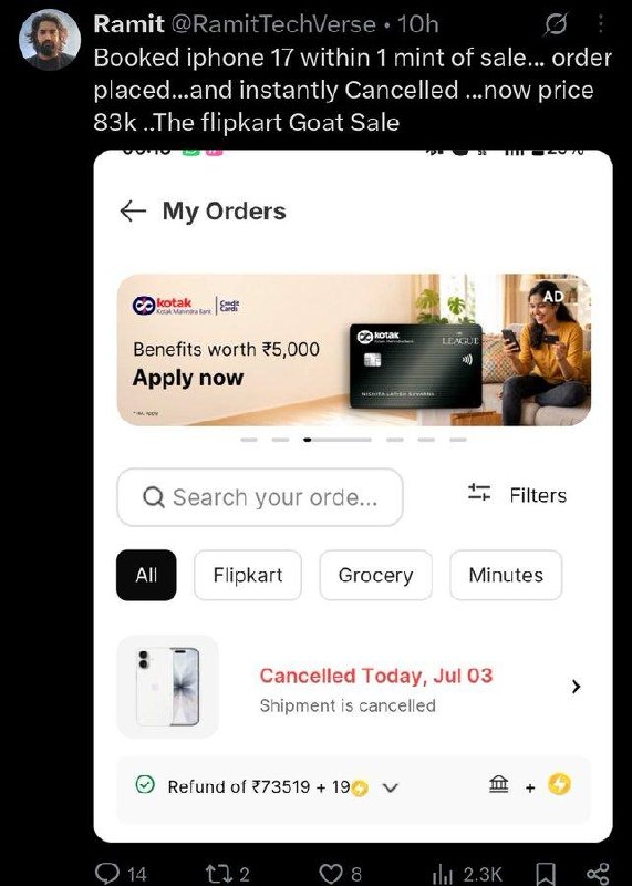 Is Flipkart's GOAT Sale a Game-Changer or a Cancellation Chaos?