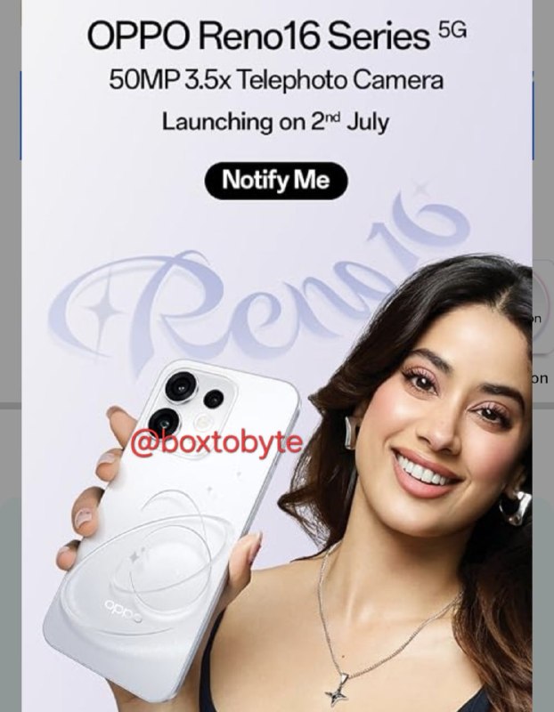 OPPO Reno 16 Series confirmed to launching on 2nd July, 2026 in India