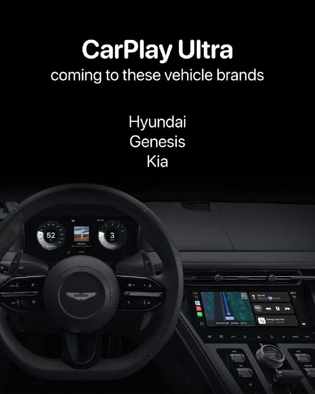 Apple Announces Upcoming CarPlay Ultra Integration for Hyundai, Kia, and Genesis Vehicles