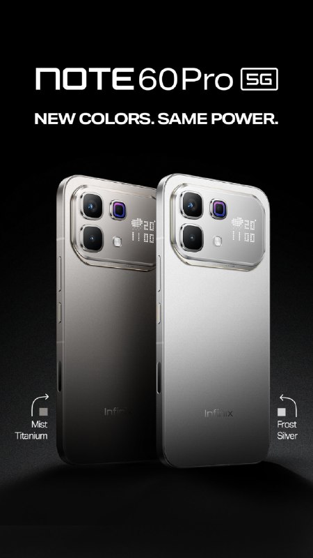 Infinix、Note 60 Pro 5G の印象的な新しいカラーオプションを発表