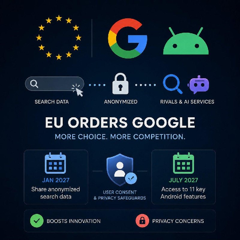 การเปลี่ยนแปลงครั้งใหญ่สำหรับ Google ในยุโรป 🇪USA