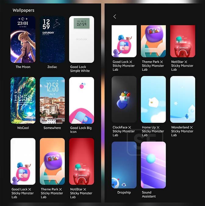 Good Lock của Samsung giới thiệu 14 hình nền độc đáo cho màn hình khóa và màn hình chính của bạn