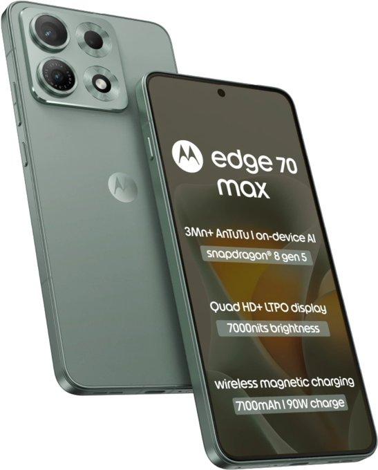 摩托罗拉 Edge 70 Max 在印度推出