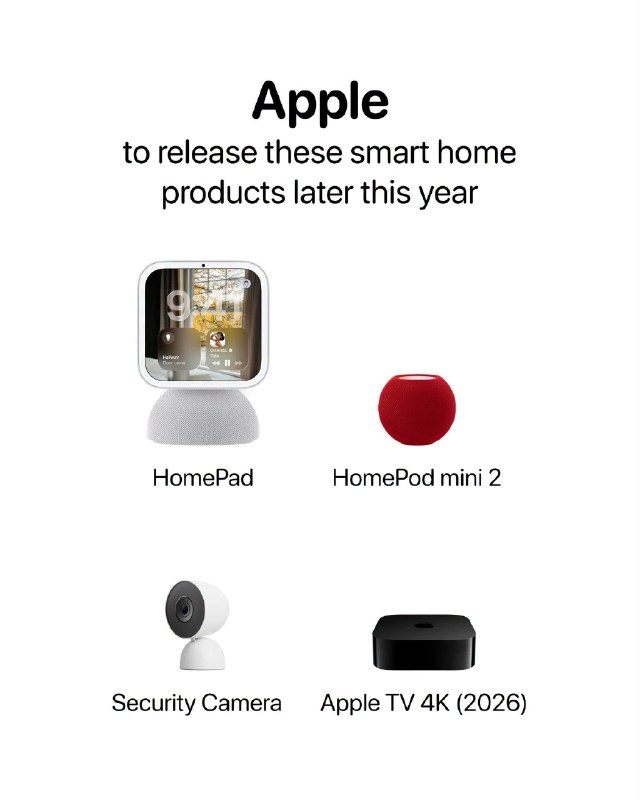 Apple Set to Unveil Exciting New Smart Home Products Later This Year