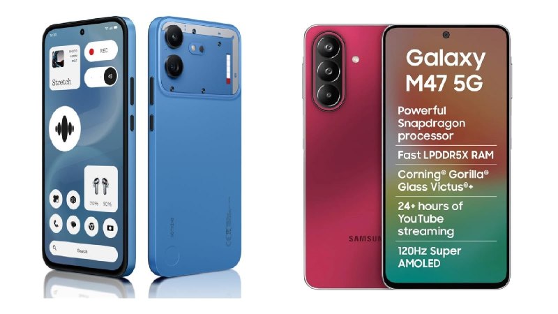 Head-to-Head: Spec Showdown ระหว่าง Nothing Phone (4b) และ Samsung Galaxy M47