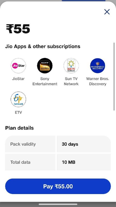 JioTV เปิดตัวแพ็คเกจใหม่เริ่มต้นเพียง 55 บาท เสริมความคุ้มค่าในการรับชม