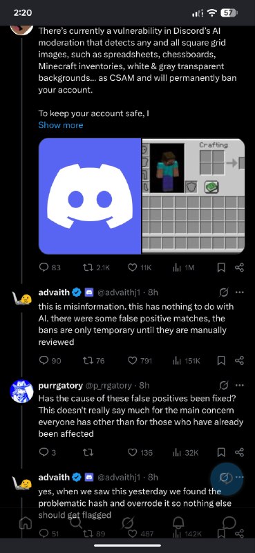 Разработчик Discord исправляет ошибку и признает человеческое понимание решения