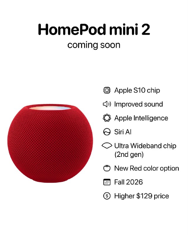 Apple ist bereit, bald den HomePod Mini 2 der nächsten Generation vorzustellen