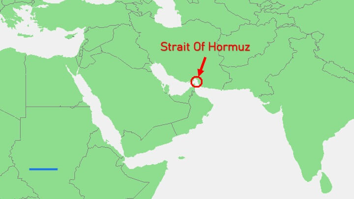 Bản đồ Eo biển Hormuz