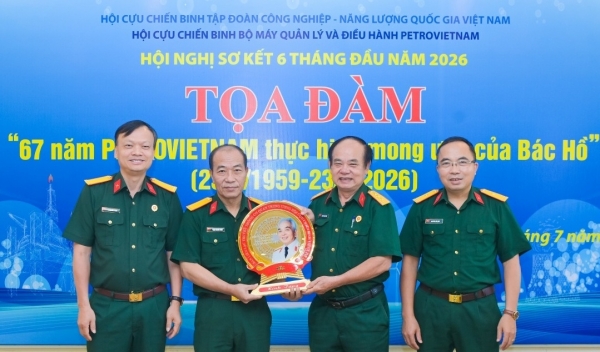 Hội Cựu Chiến Binh BMQL ĐH Petrovietnam: Tiên Phong Gương Mẫu Hoàn Thành Xuất Sắc Nhiệm Vụ 6 Tháng Đ