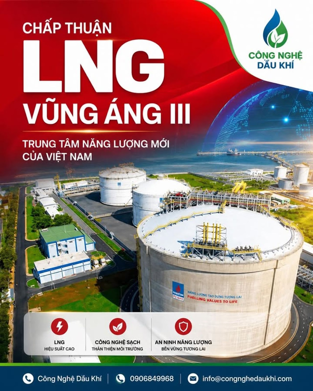 MUA NGAY ĐỂ ĐÓN ĐẦU LÀN SÓNG PHÁT TRIỂN TỪ SIÊU DỰ ÁN LNG VŨNG ÁNG III TRỊ GIÁ 51.430 TỶ VNĐ