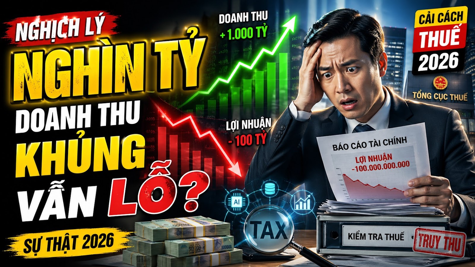 Hiện tượng doanh nghiệp doanh thu hàng nghìn tỷ nhưng vẫn báo lỗ không phải là điều “phi logic”