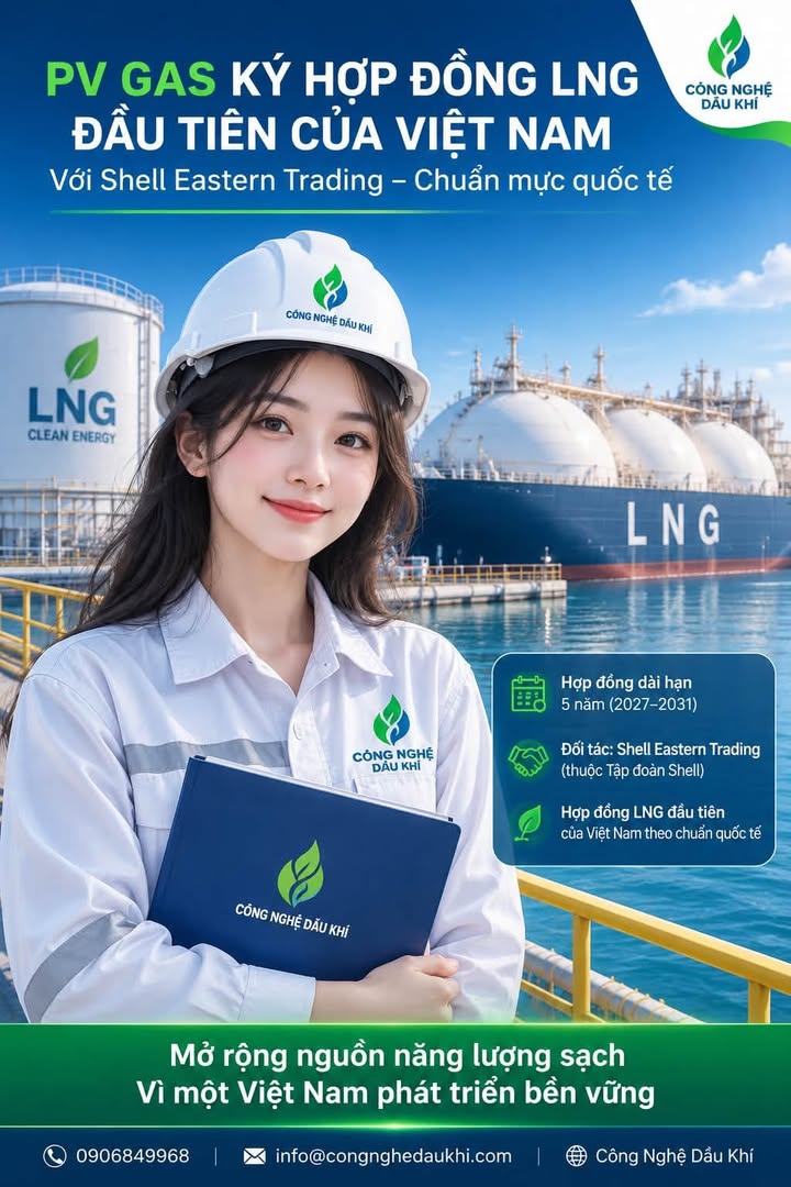 PV GAS ký hợp đồng LNG dài hạn đầu tiên của Việt Nam với Shell Eastern Trading #PVGAS #Petrovietnam 