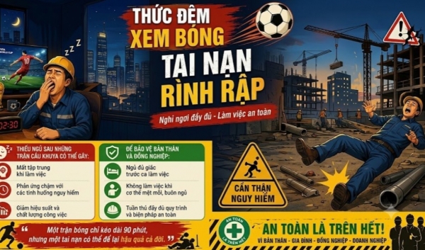 World Cup 2023: BSR cảnh báo hiểm họa từ việc thức khuya theo dõi và đưa ra khuyến cáo an toàn
