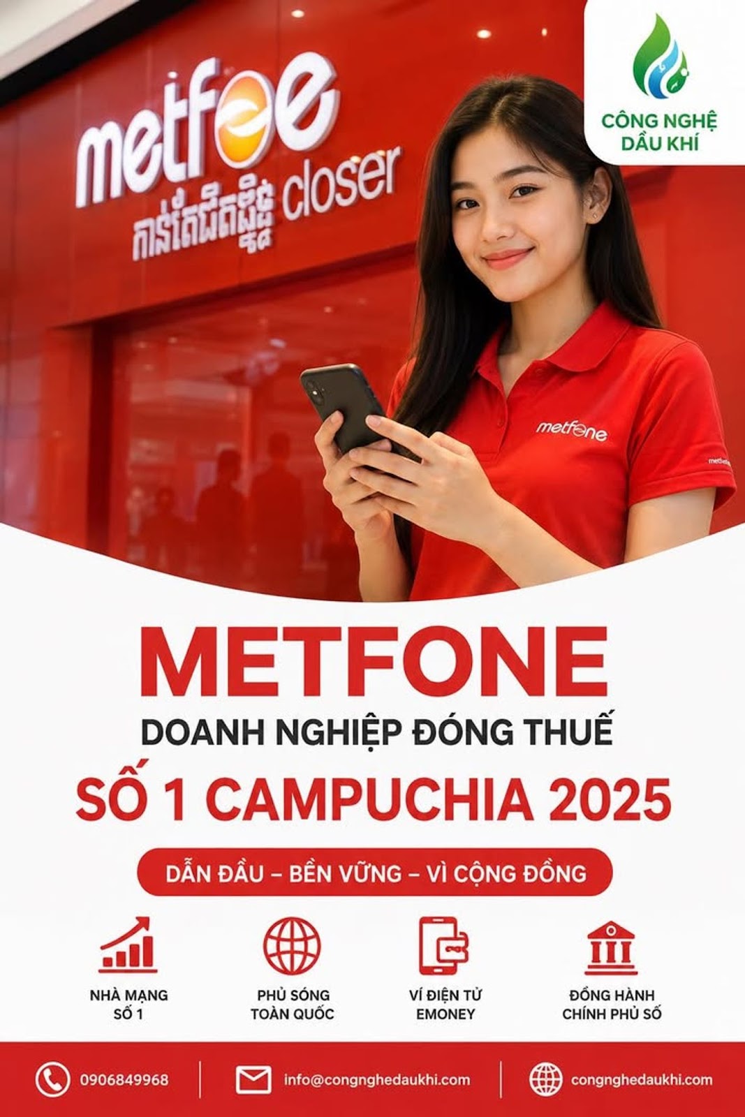 Metfone của Viettel trở thành doanh nghiệp đóng thuế số 1 tại Campuchia năm 2025 🌏🔥