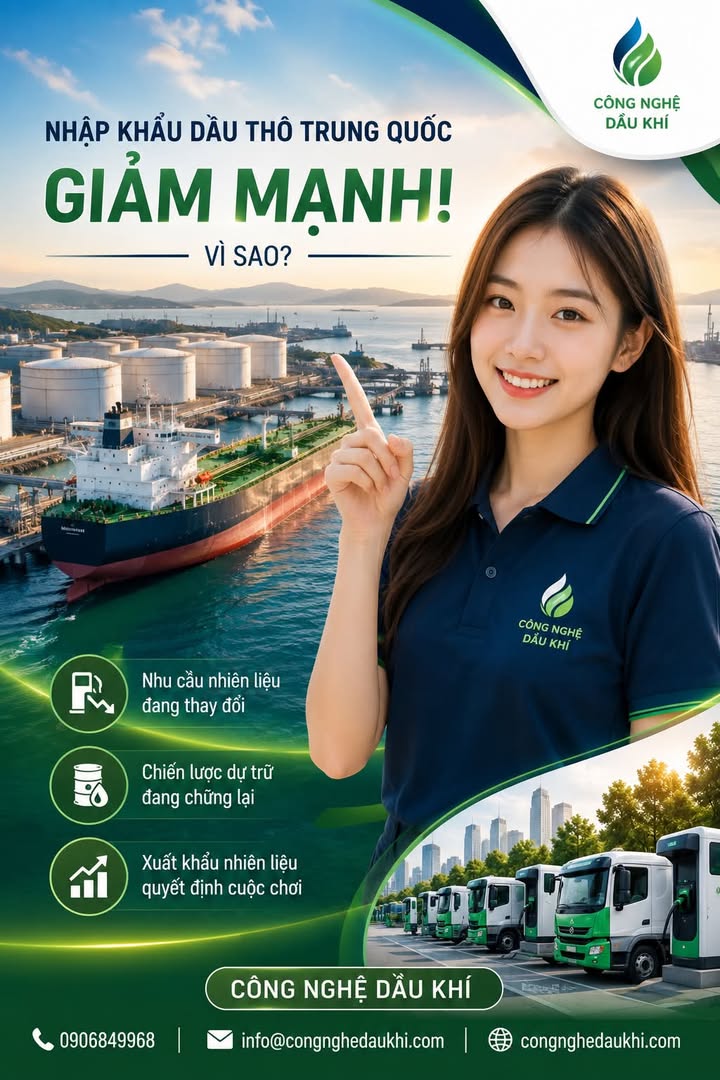 Vì sao Trung Quốc bất ngờ giảm mạnh nhập khẩu dầu thô và điều gì đang chờ thị trường năng lượng toàn