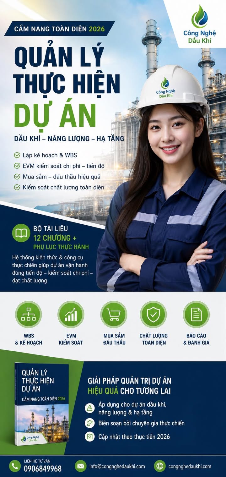 Nền tảng công nghệ quản trị dự án toàn diện cho ngành dầu khí, năng lượng và hạ tầng sắp ra mắt 2026