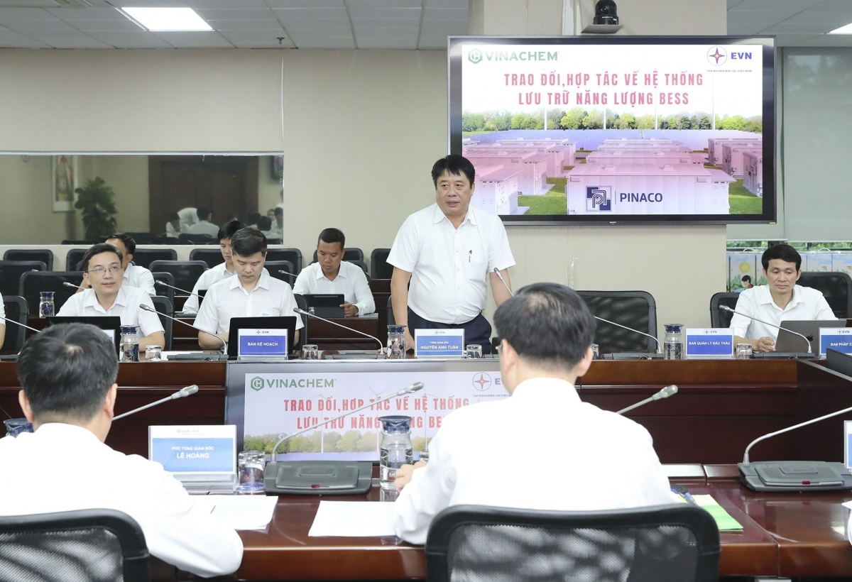 EVN và Vinachem: Hướng tới làm chủ công nghệ pin lưu trữ BESS - Tạo đột phá cho ngành năng lượng