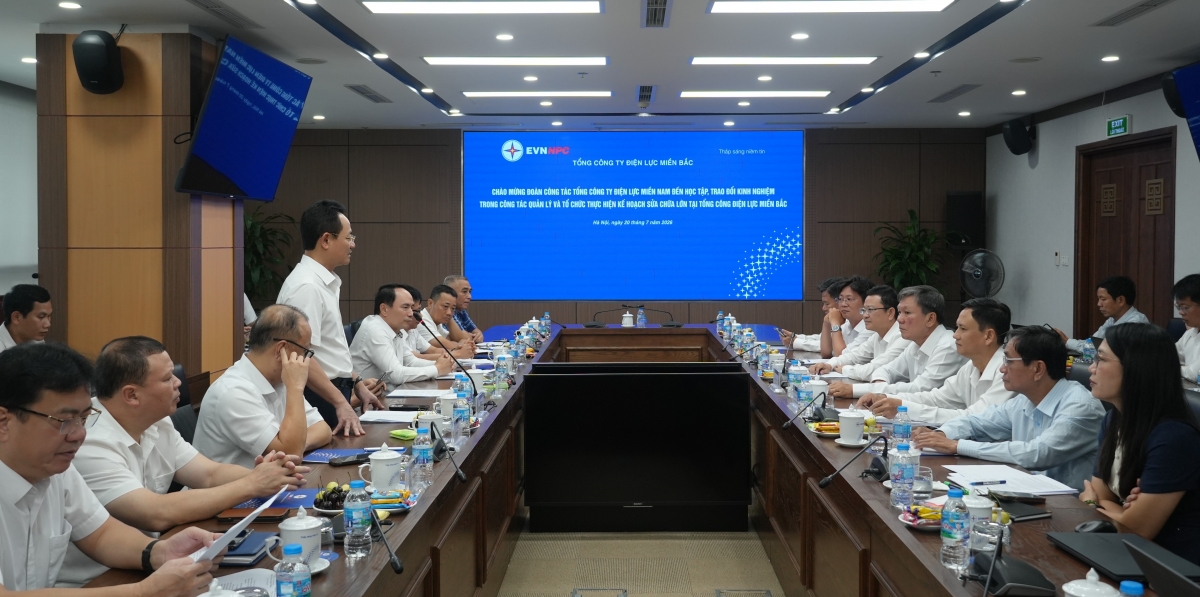 EVNNPC và EVNSPC chia sẻ kinh nghiệm quản lý dự án sửa chữa quy mô lớn