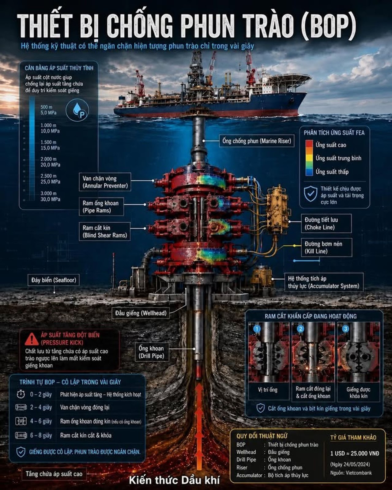 Hệ Thống BOP Tuyến Phòng Thủ Cuối Cùng Giữa Giàn Khoan Và Thảm Họa Ngoài Khơi
