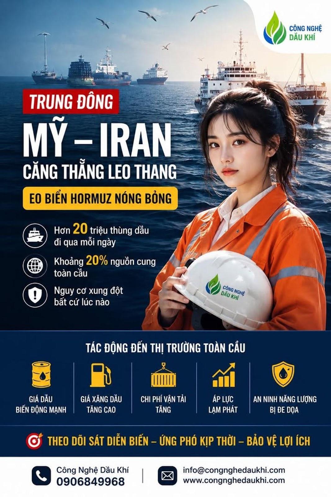 MỸ – IRAN BÊN BỜ VỰC ĐỐI ĐẦU TRỰC TIẾP, EO BIỂN HORMUZ NÓNG HƠN BAO GIỜ HẾT