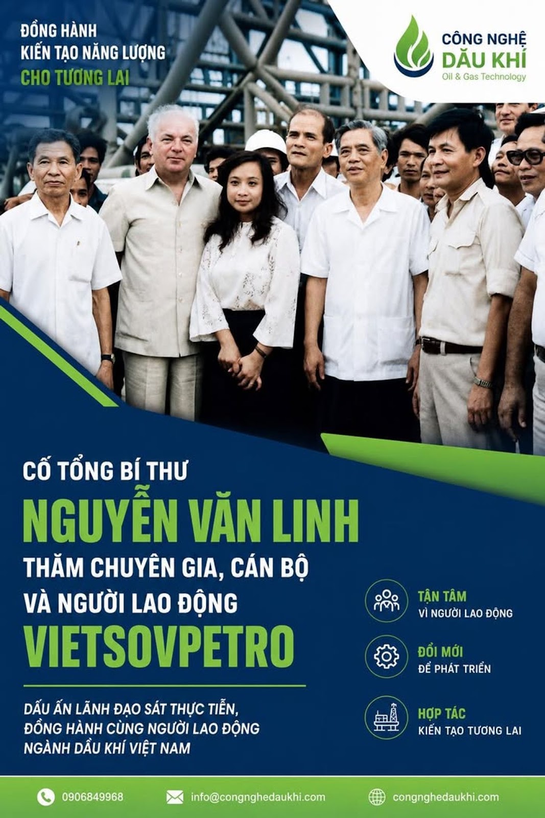 Cố Tổng Bí Thư Nguyễn Văn Linh Thăm Chuyên Gia, Cán Bộ Và Người Lao Động Vietsovpetro – Dấu Ấn Của M